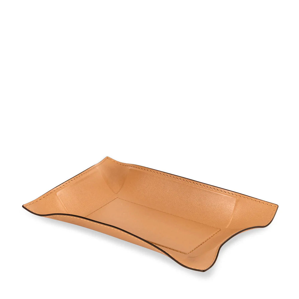 Jack Leather Valet Tray - Caramel Nappa