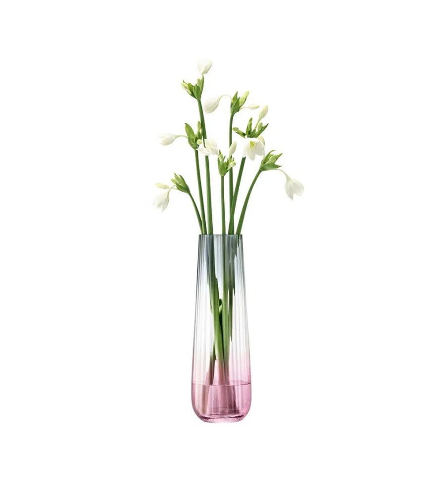 Dusk Vase H36cm Pink/Grey