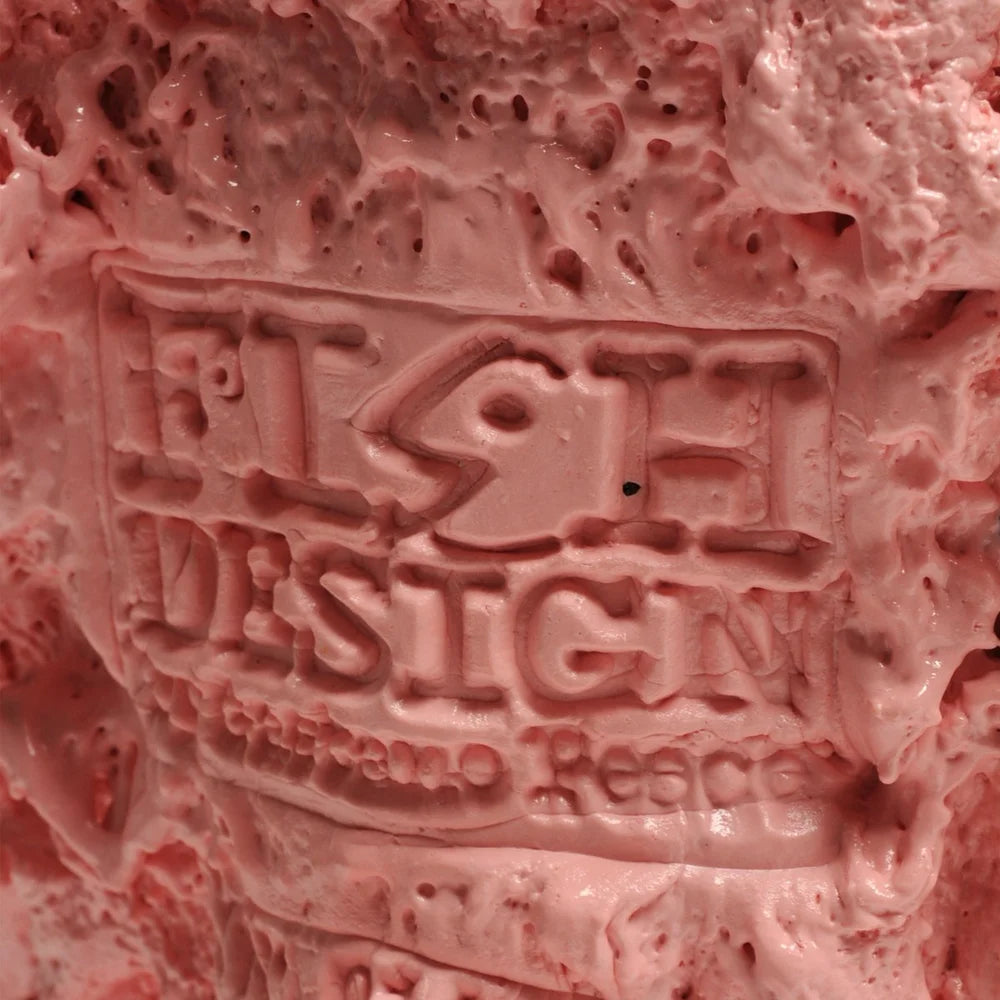 Lava Vase - Matt Pastel Pink And Blue