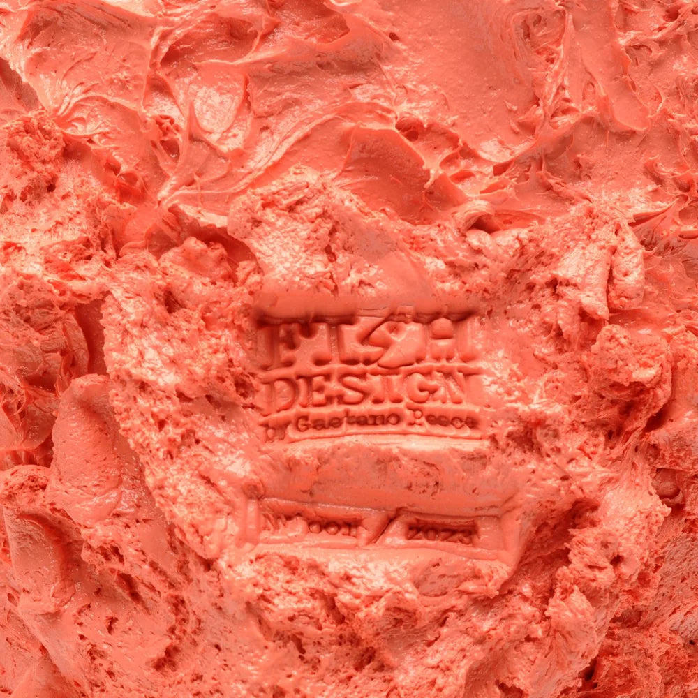 Lava Vase - Matt Ocean And Matt Dark Salmon