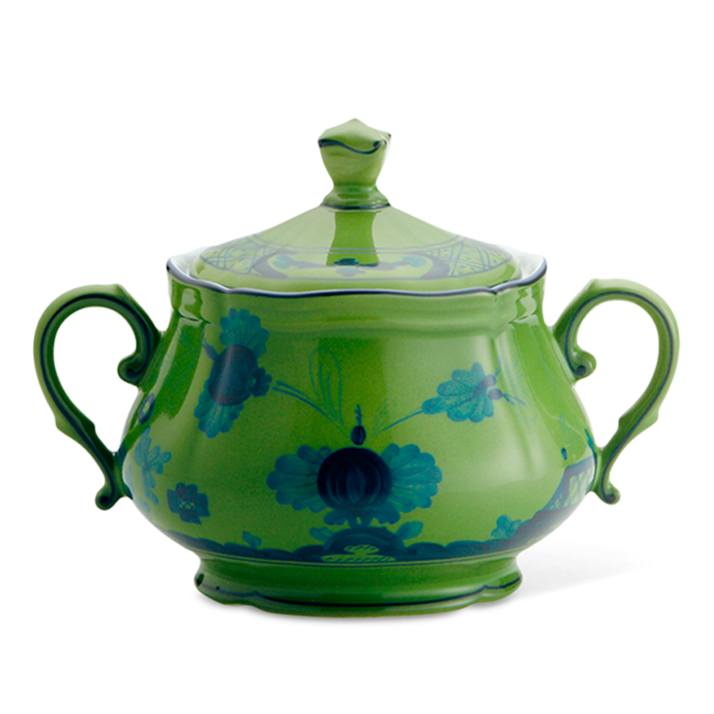 Oriente Italy Malachite Sugar Bowl
