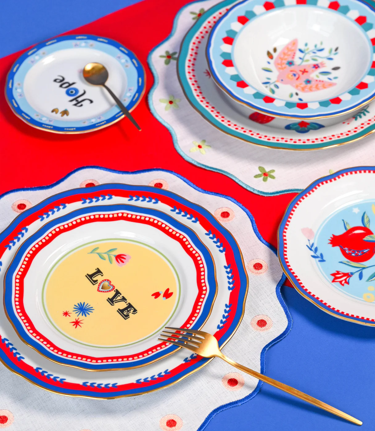 Mamma Mia Dessert Plate - Love