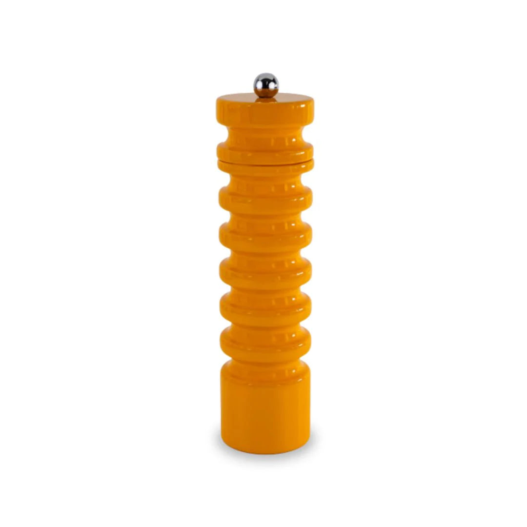 Retro Rib Wooden Salt & Pepper Mill