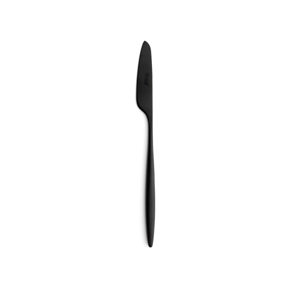 Solo Matt Black Dessert Knife