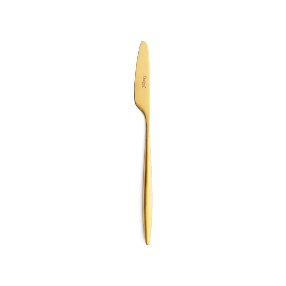 Solo Matte Gold Dessert Knife