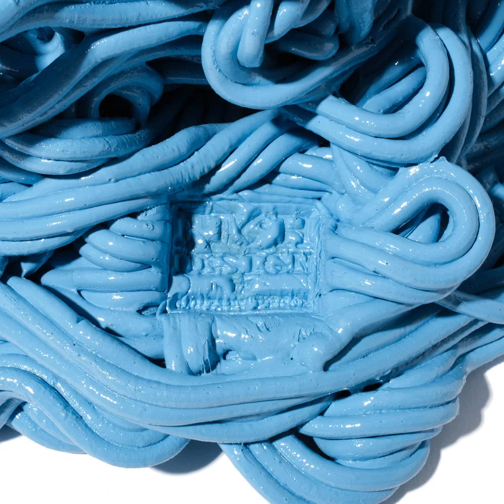 Spaghetti Special Vase Extra Colour - Light Ruby, Fumè, Light Blue