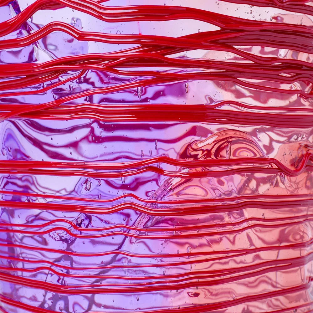 Spaghetti Vase Extra Colour - Clear Lilac, Rose Pink, Matt Bordeaux