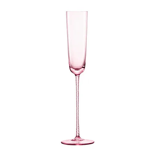 Pink Champagne Flute Set of 2