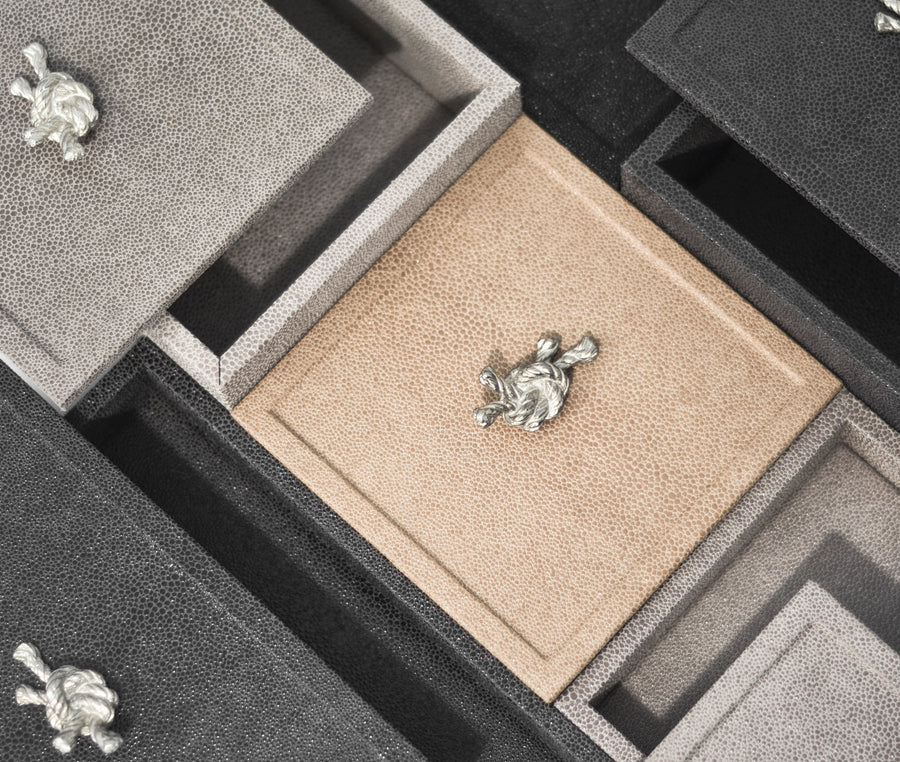 Thalia Rectangular Box Taupe