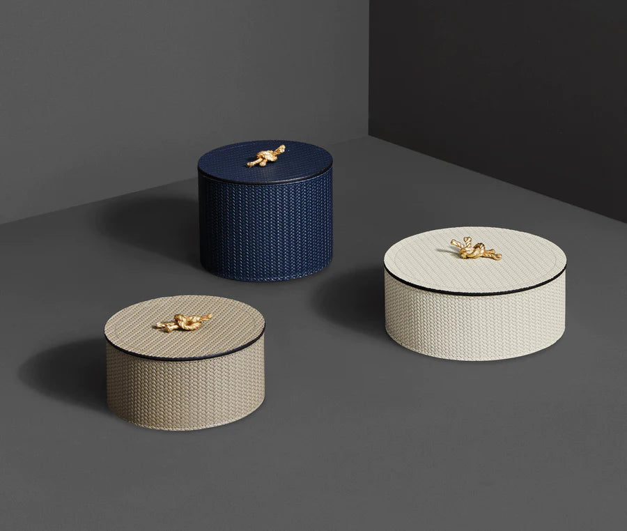 Thalia Round Box Black