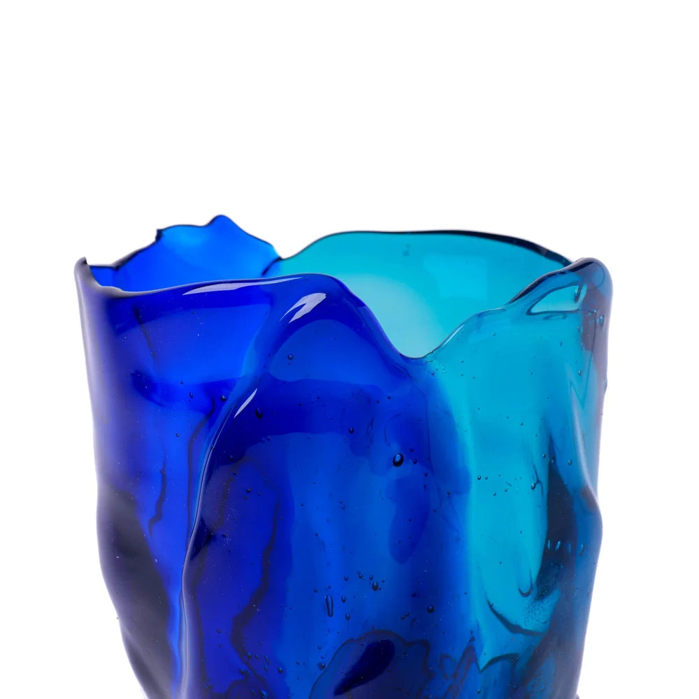 Twins C - Clear Blue And Emerald Green