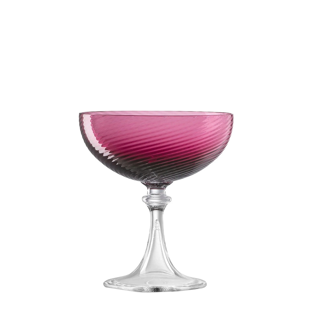 Red Champagne Coupe