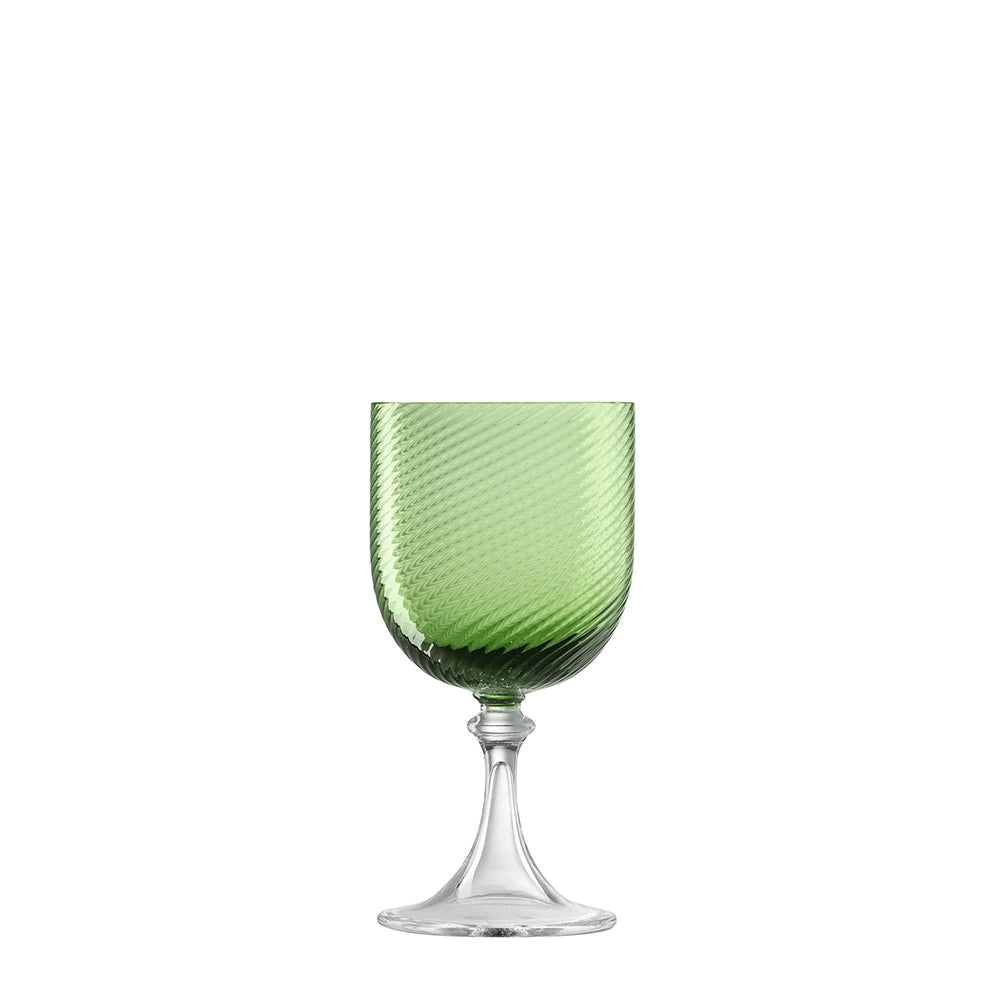 Green Wine Glass
