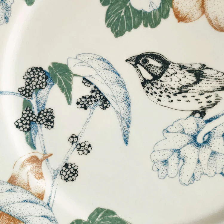 Bird Song Polychrome Dinner Plate #1