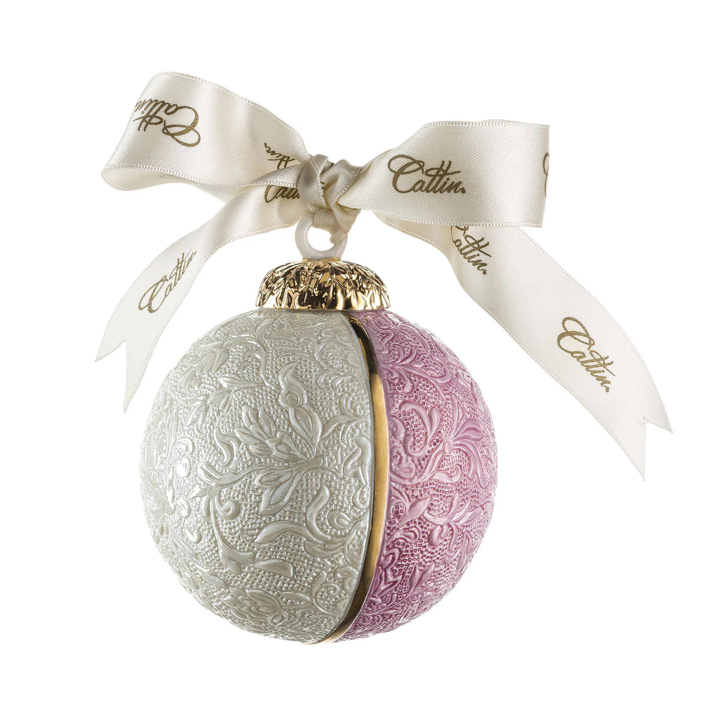 Damask Peraly Candy Christmas Bauble