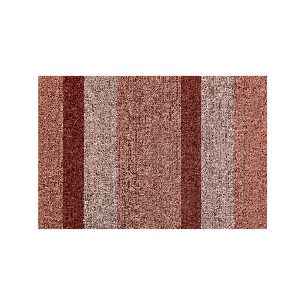 Bold Stripe Shag Utility Mat, Peach
