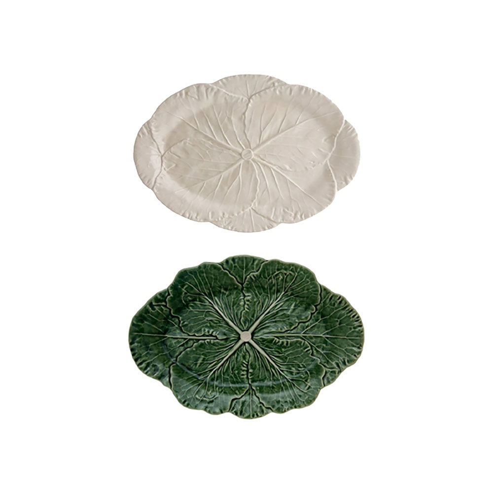 Bordallo Pinheiro Cabbage Oval Platter