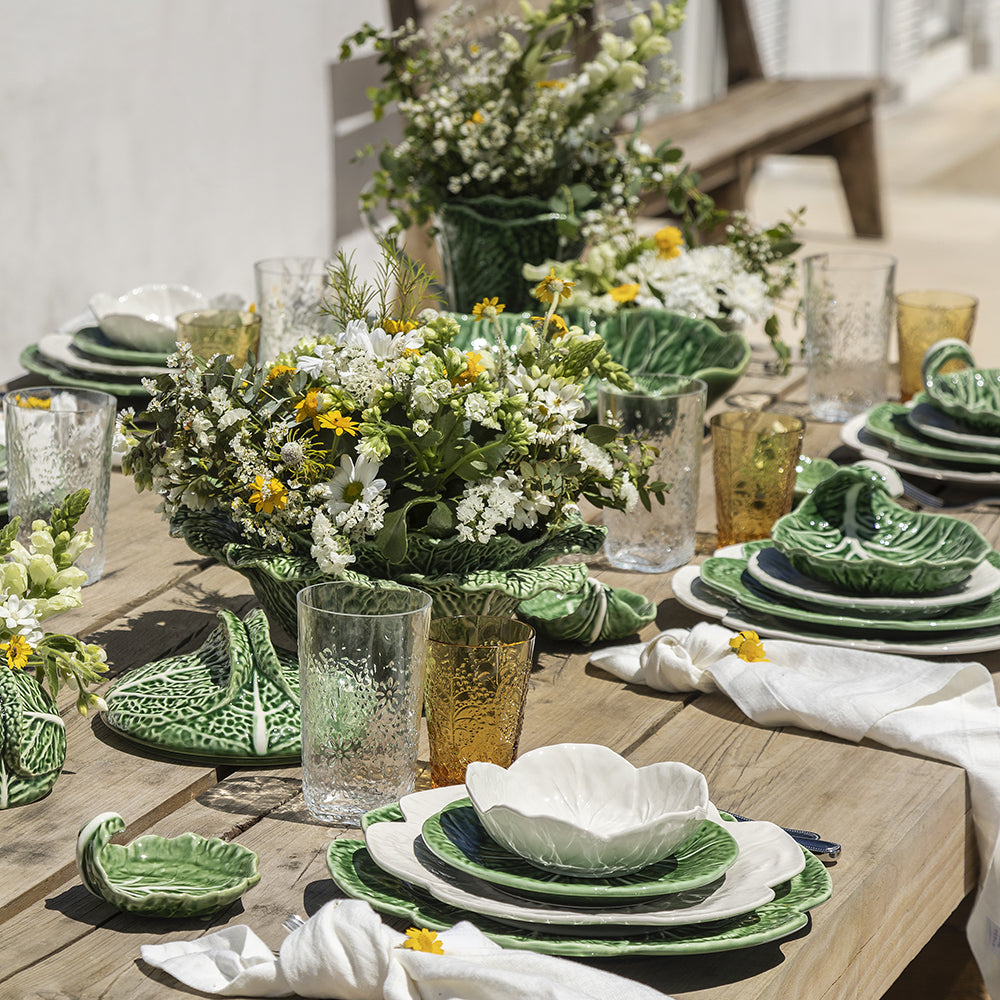 Bordallo Pinheiro Cabbage Dessert Plate