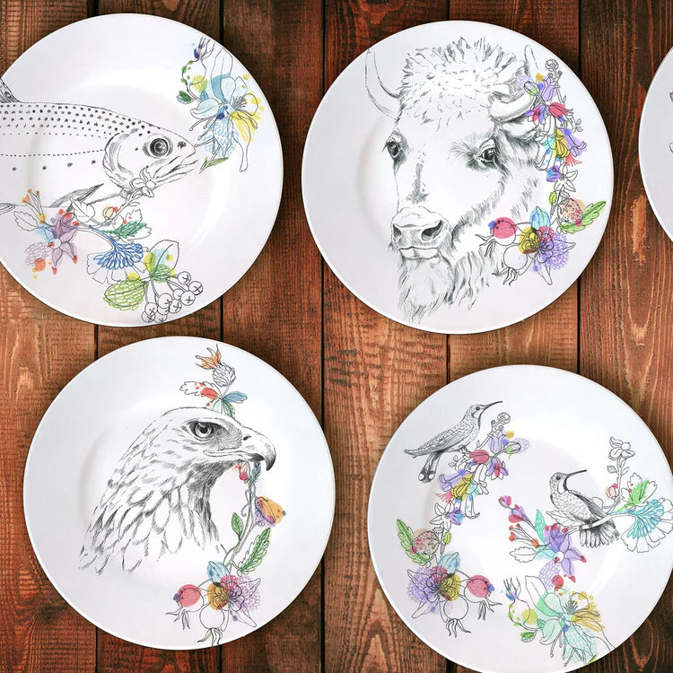 An Ode To The Woods Trout Dinner Plate