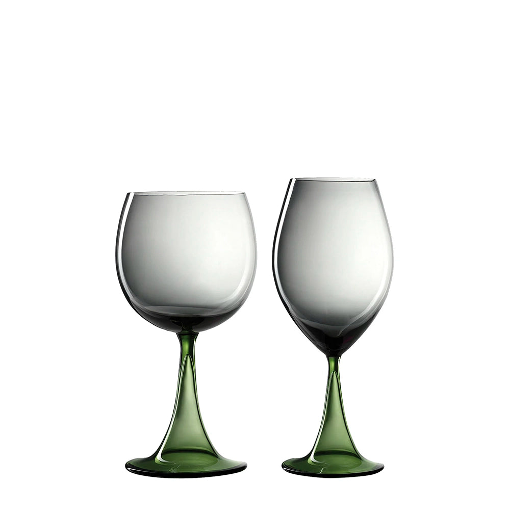 Green Wine Glasses