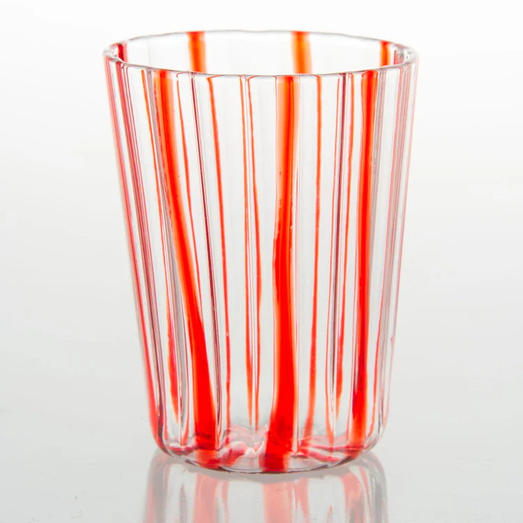Impilabile Red Stripes Glass