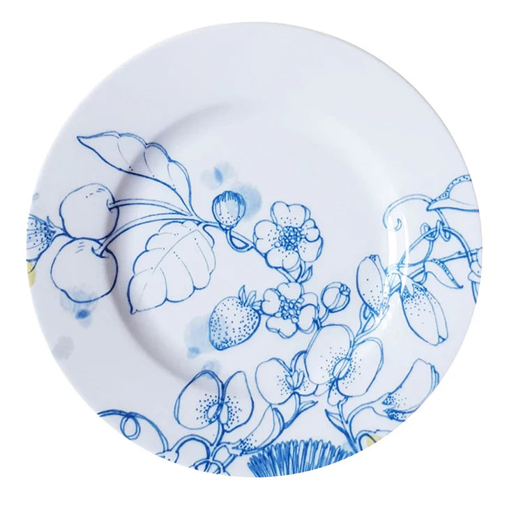 set of 2 Blue Summer bread plates #2