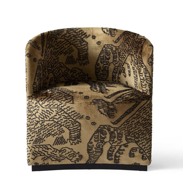 Tearoom Club Chair Dedar Tiger Mountai