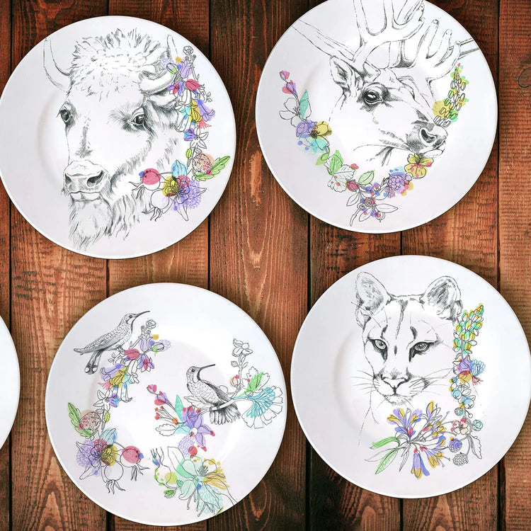 An Ode To The Woods Mountain Lion Dinner Plate