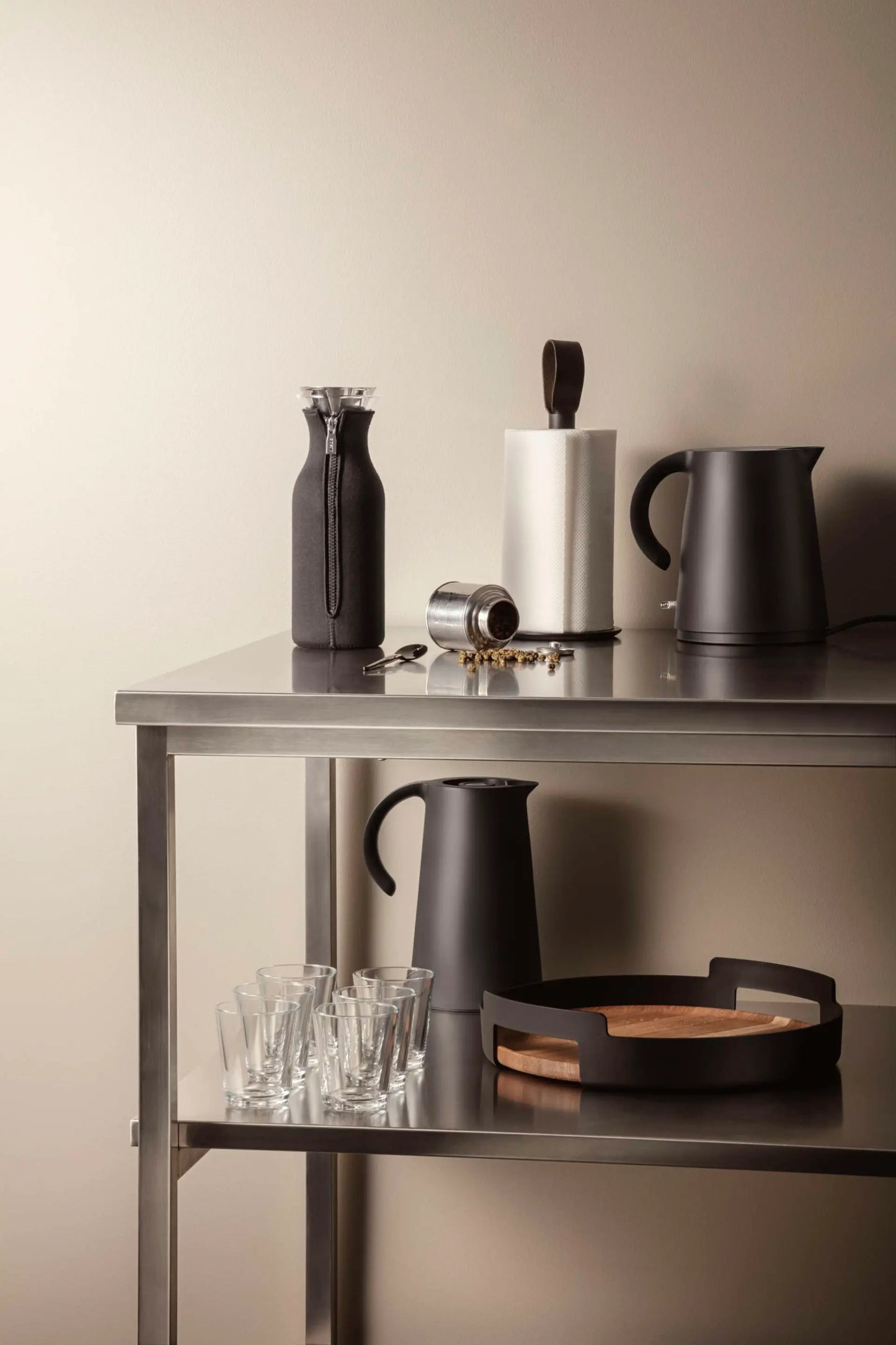Fridge Carafe 1 L Black