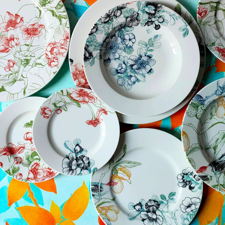 Landscape N°1 Set of 13 Decorative Plates