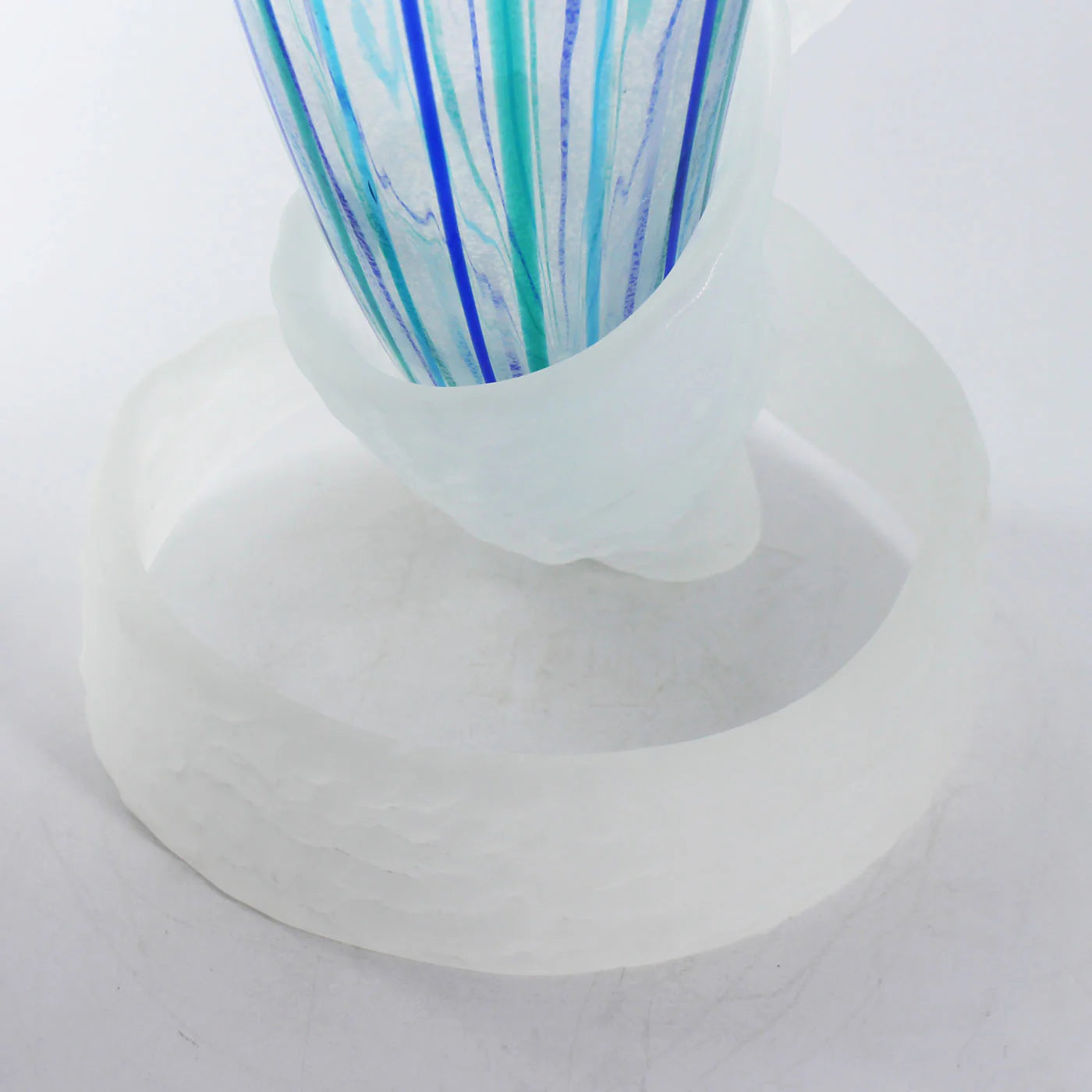 Two Piece Glass Vase