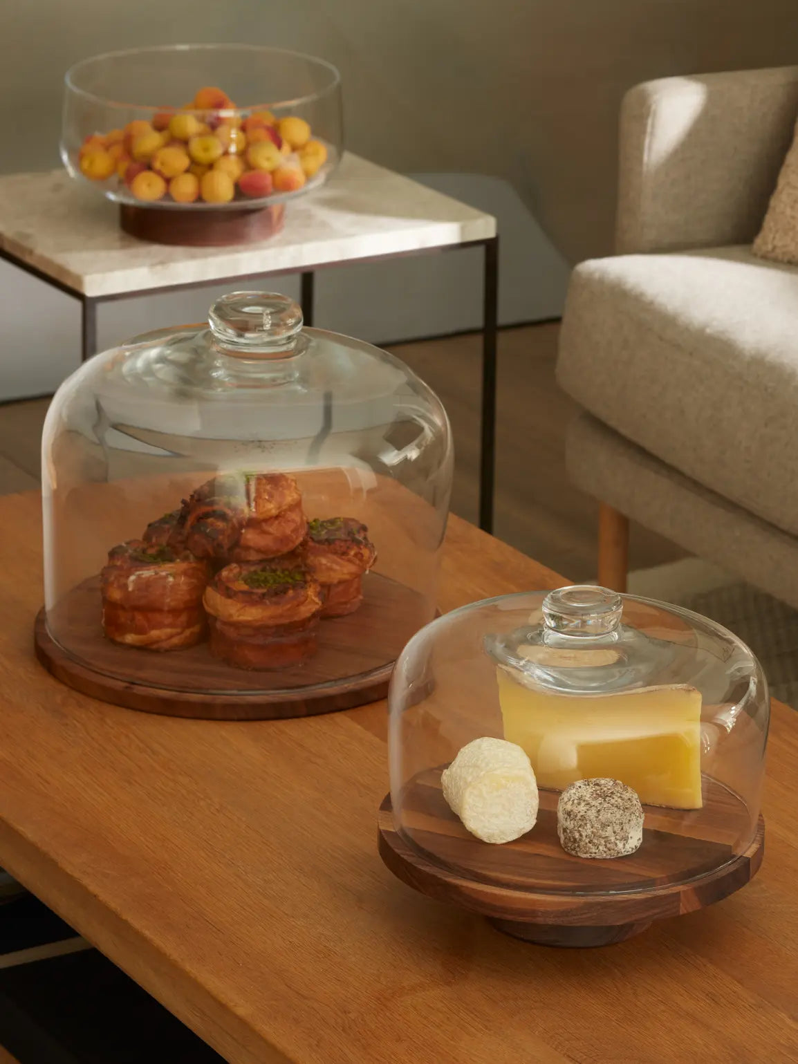 City Dome & Walnut Stand