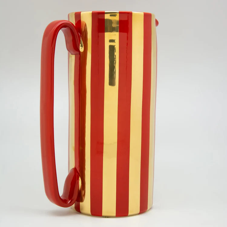 Serlio Mercante Gold 24K & Red Carafe