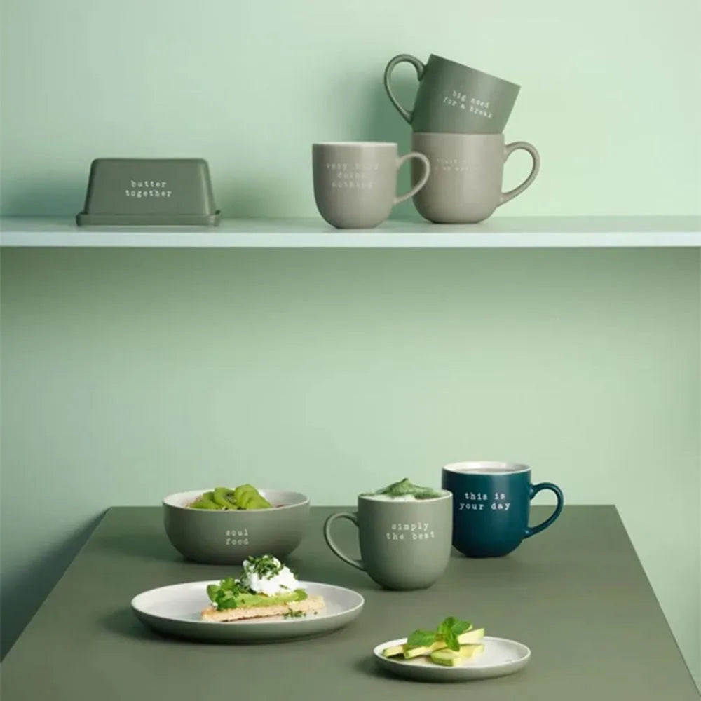 ASA Selection Hey! Butter Dish Green