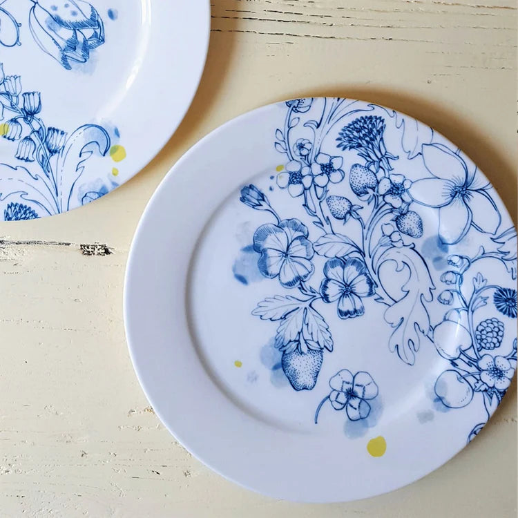 Blue Summer dinner plate #2