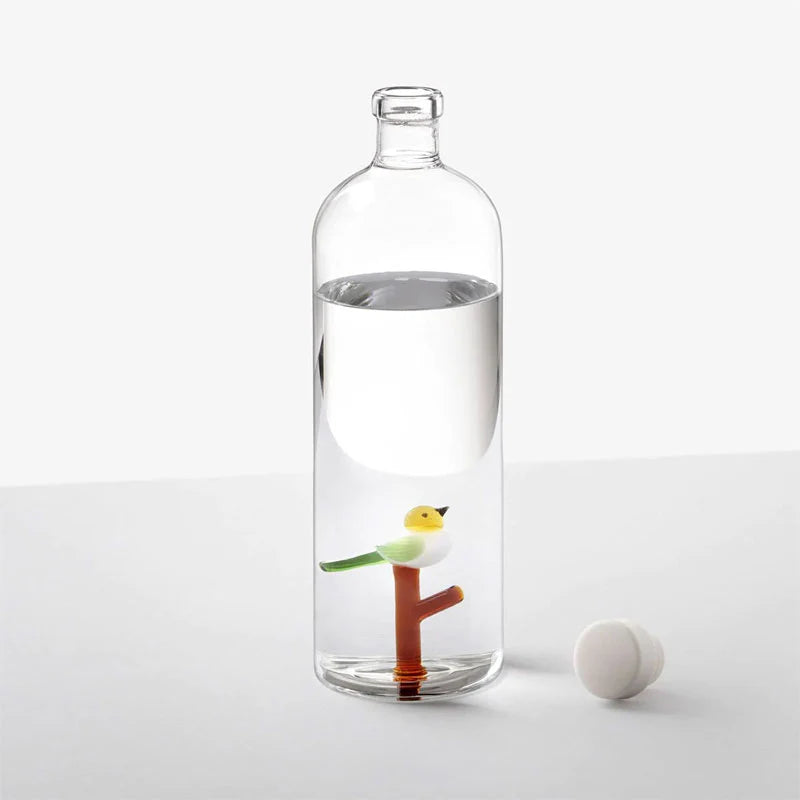 Animal Farm Bottle with Bird