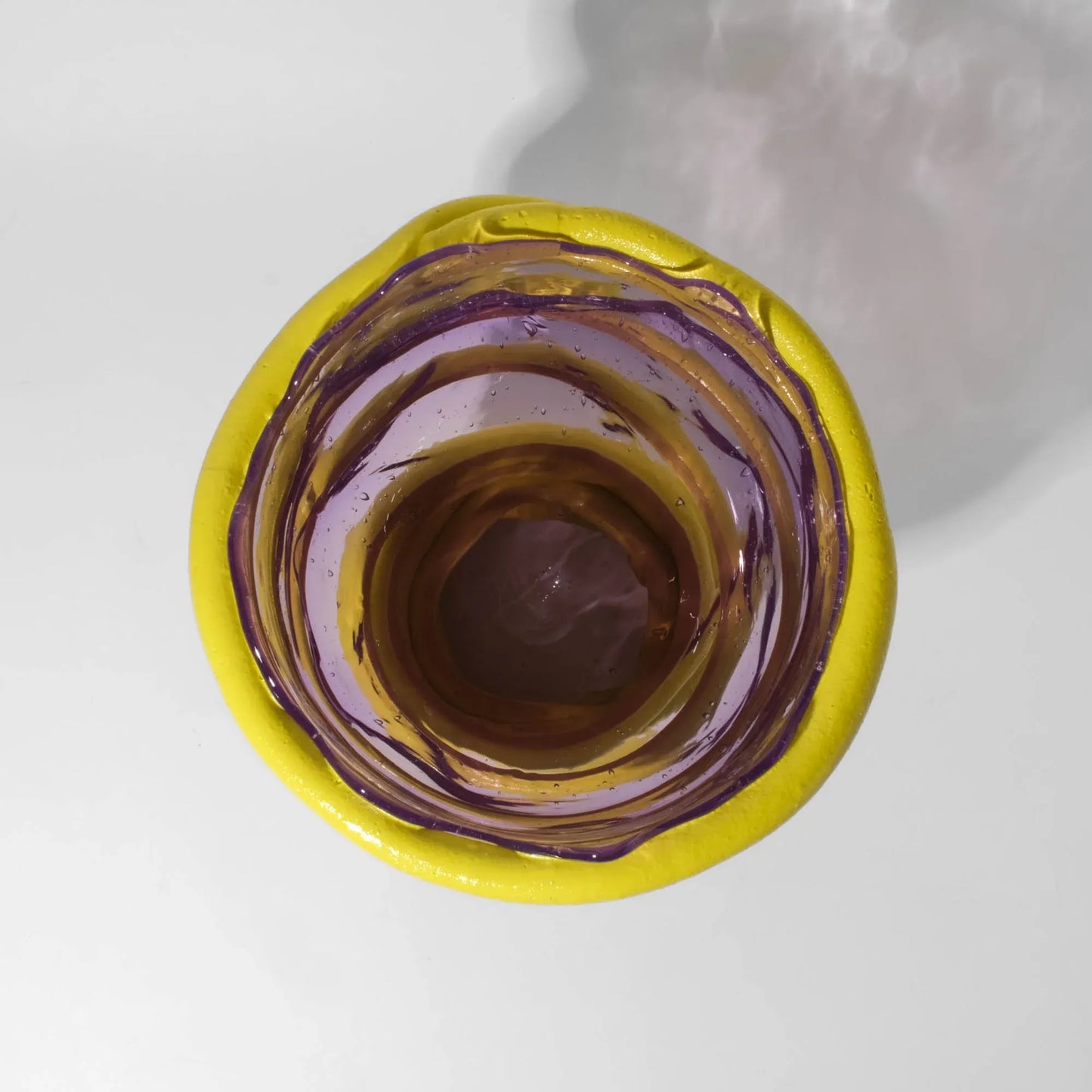 Pompitu I Vase - Lilac, Fluo Yellow