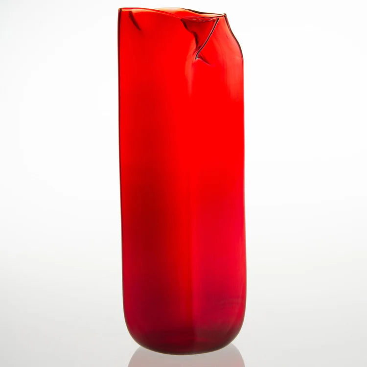 Bricco Red Glass Pitcher