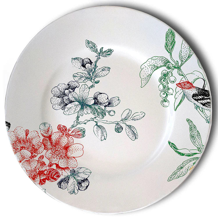 Mix & Match Set of 6 Polychrome Dinner Plates