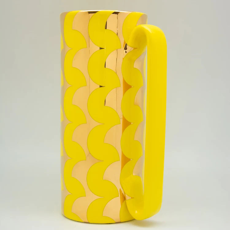 Serlio ZigZag Gold 24K & Yellow Carafe
