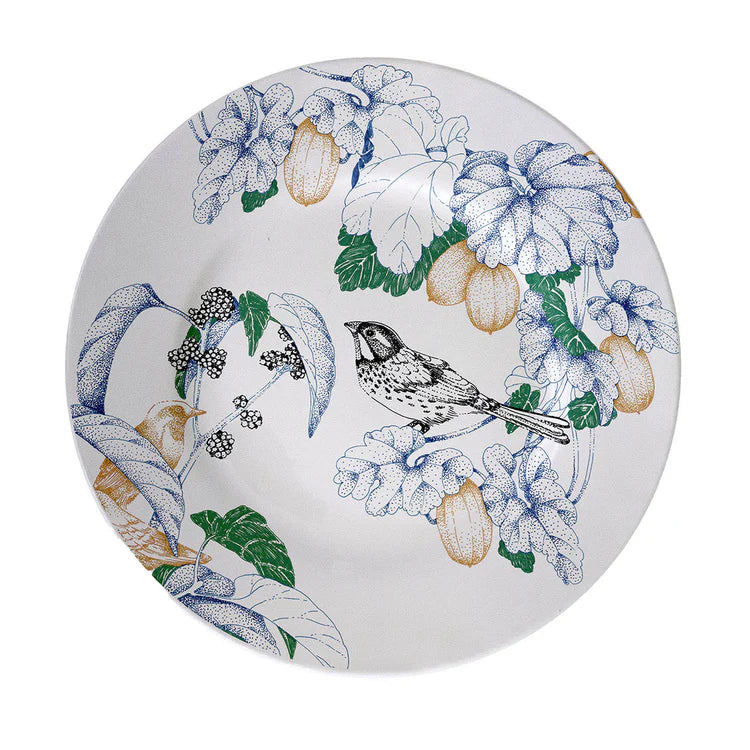 Bird Song Polychrome Dinner Plate #1