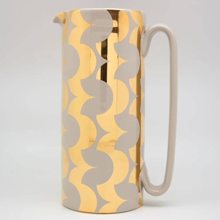 Serlio Cicappa Gold 24K & Gray Carafe