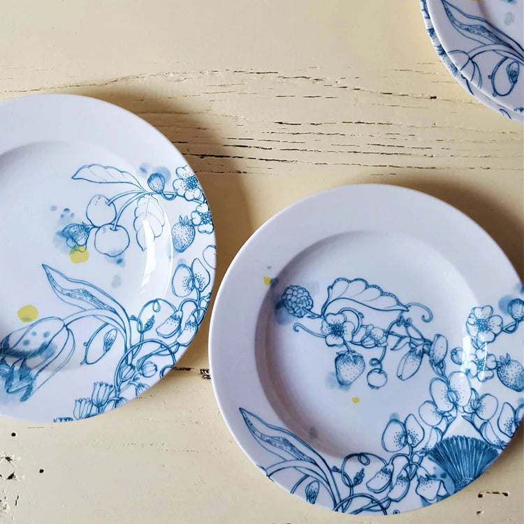 Blue Summer soup plate #2