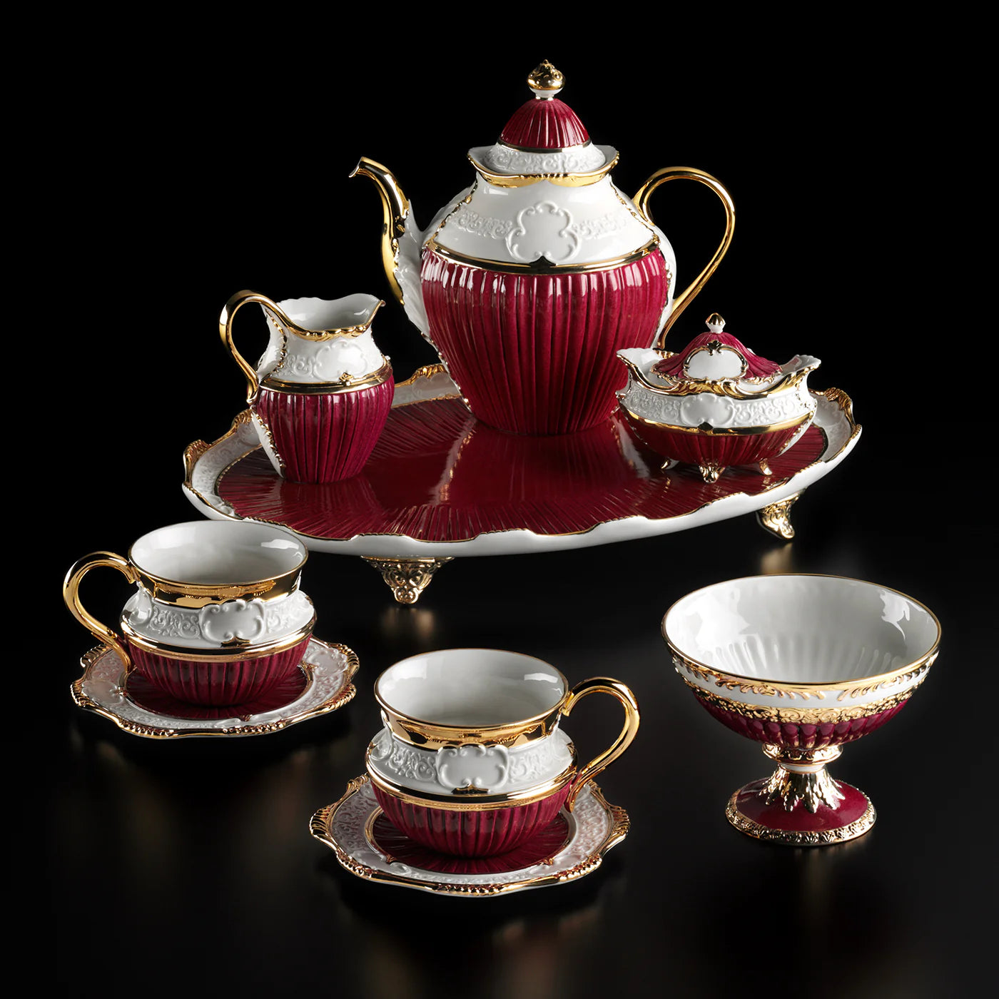 Purple Jewer Sugar Bowl