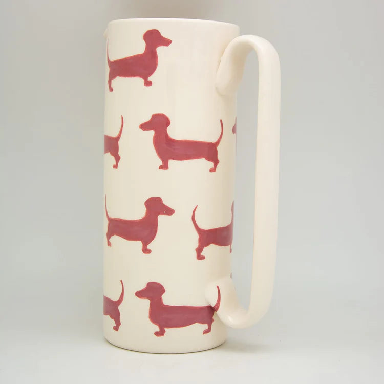 Serlio Bassotti Cyclamen Ceramic Carafe