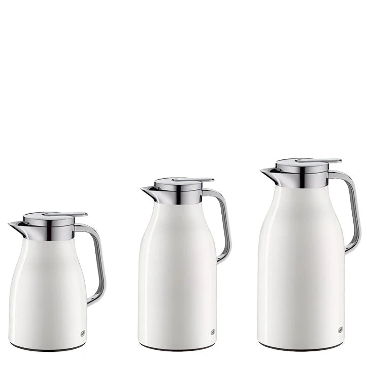Skyline Thermal Carafe, Coconut White & Chrome