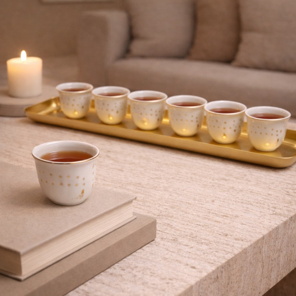 Masbaha Chaffe Gift Set with Gold Tray