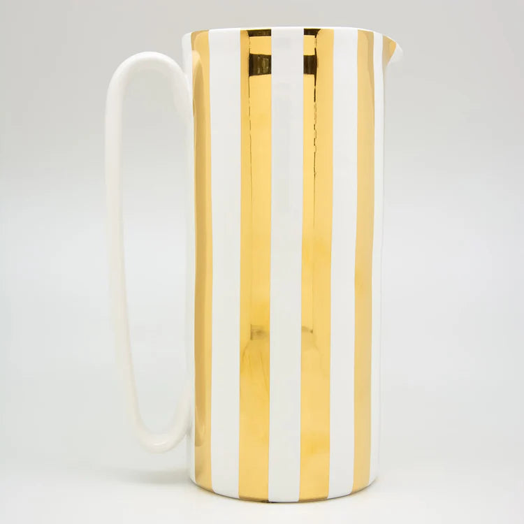 Serlio Mercante Gold 24K & White Carafe