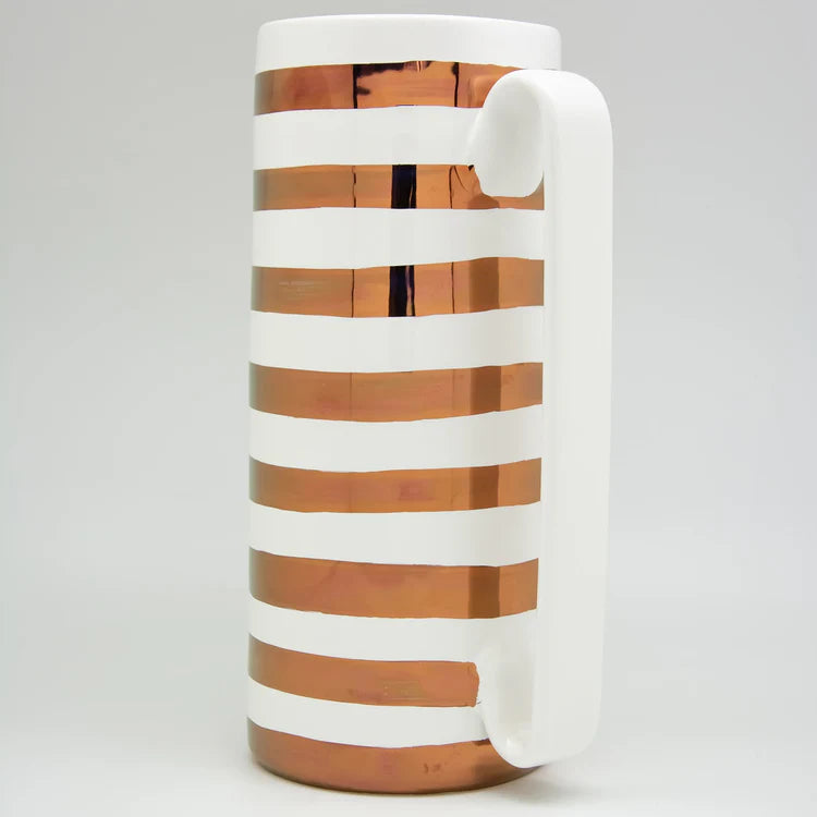 Serlio Gondoliere Copper & White Carafe