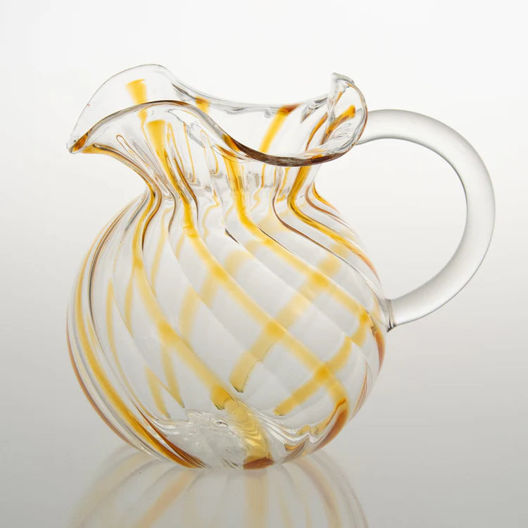 Torcello Yellow Torchon Pitcher